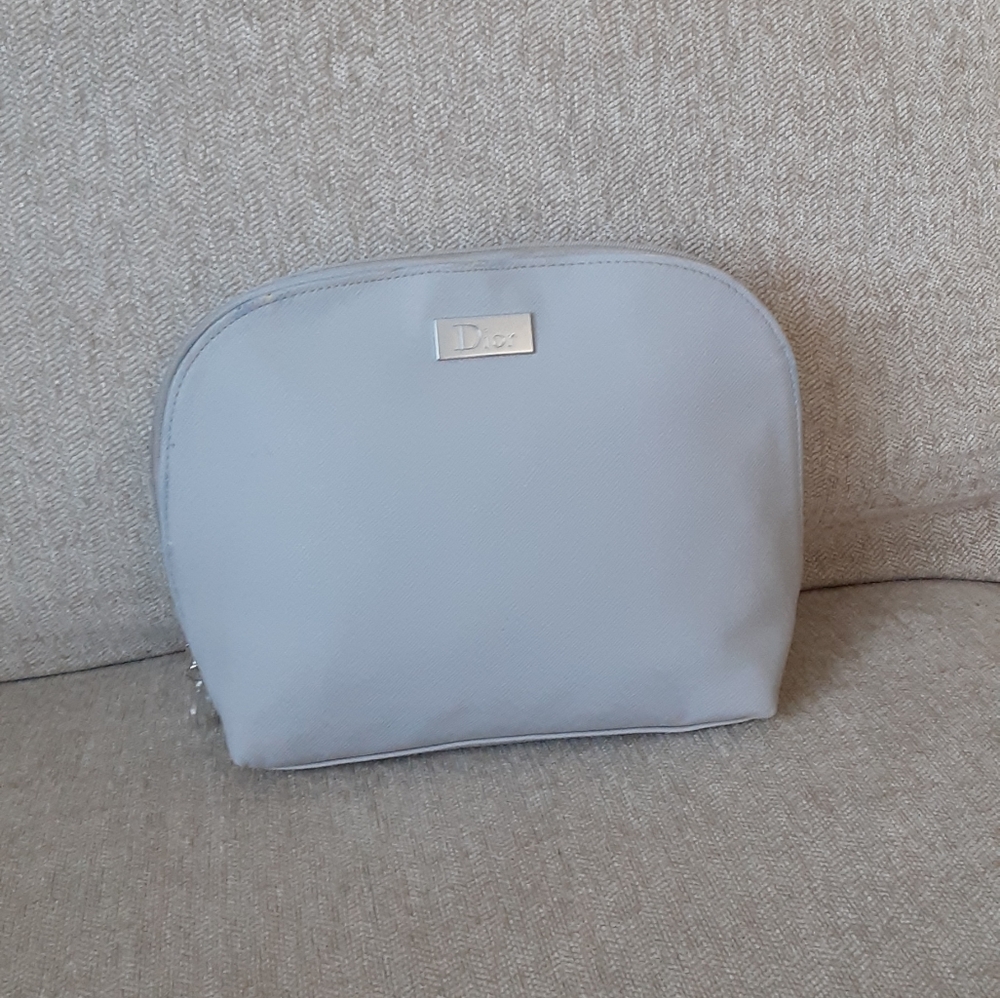 Dior Gray Women's makeup bag